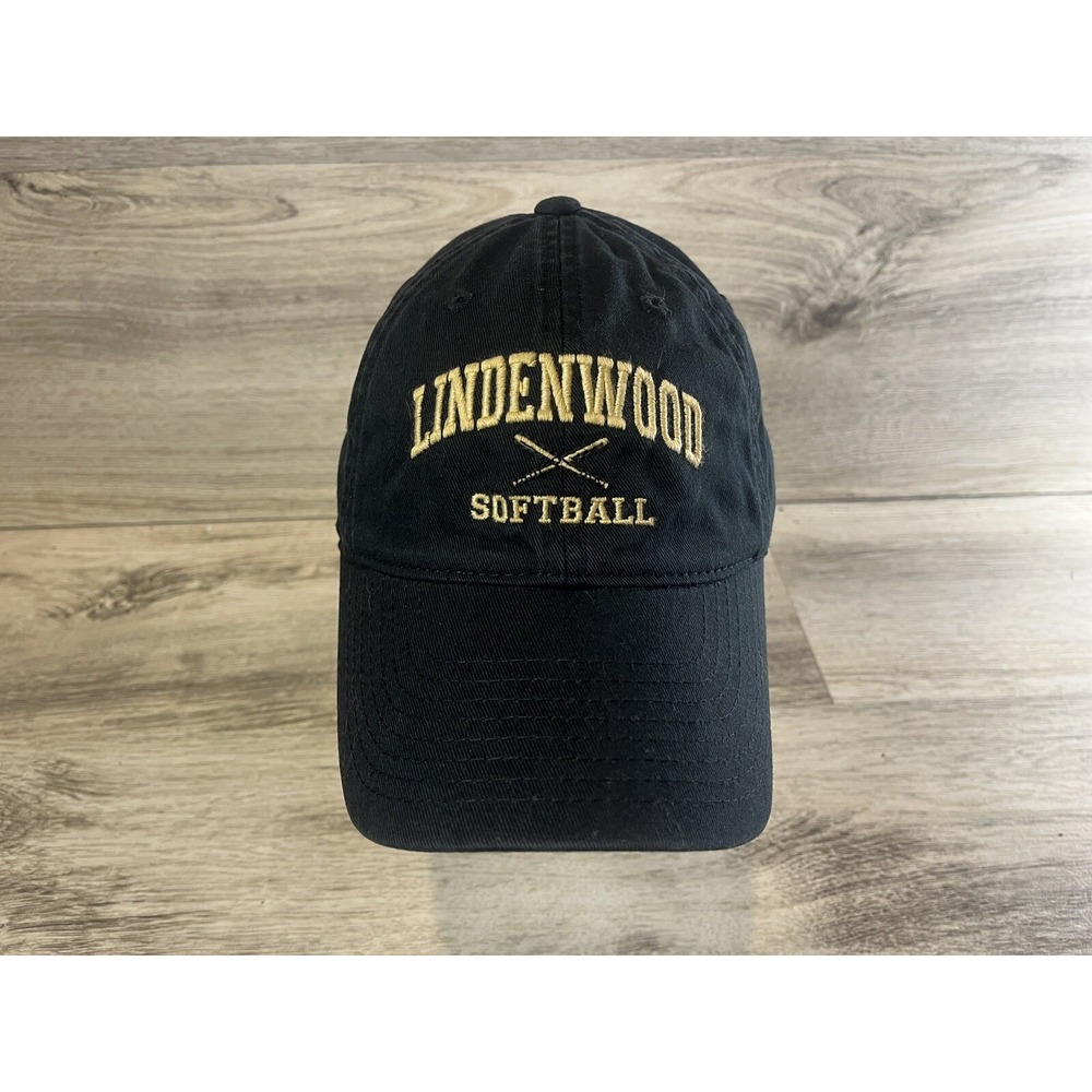 Lindenwood Lions Softball Strapback Hat Cap Adjustable Mens Legacy Black‎